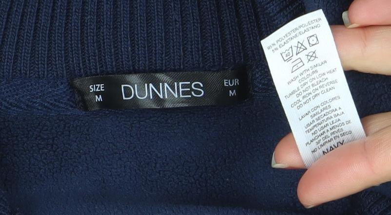 Dunnes Men’s Blue Fleece Full Zip Jacket Size M