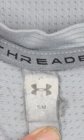 Under Armour Men’s Grey Athletic T-Shirt Size S Quick Dry