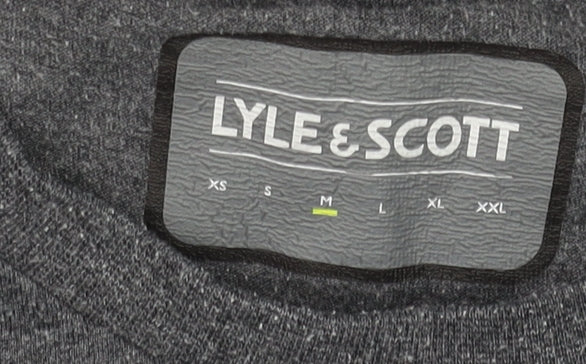 Lyle & Scott Men's Grey M Crew Neck Short Sleeve T-Shirt