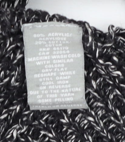 Sparkle & Fade Women's Grey Chunky Knit Pullover Jumper Size S