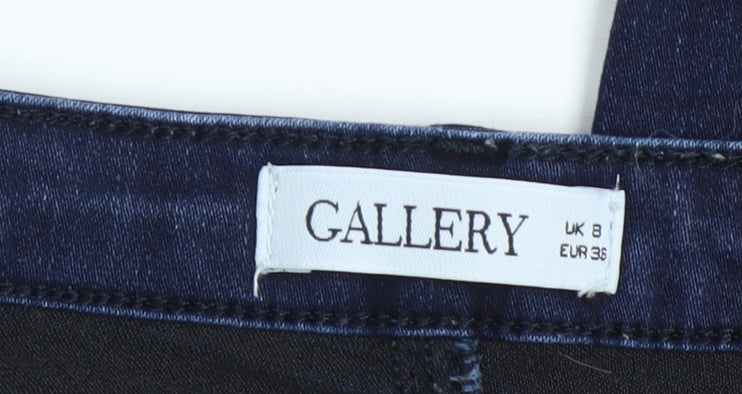 Gallery Women’s Blue Skinny Jeans UK 8 Dark Wash Classic Denim