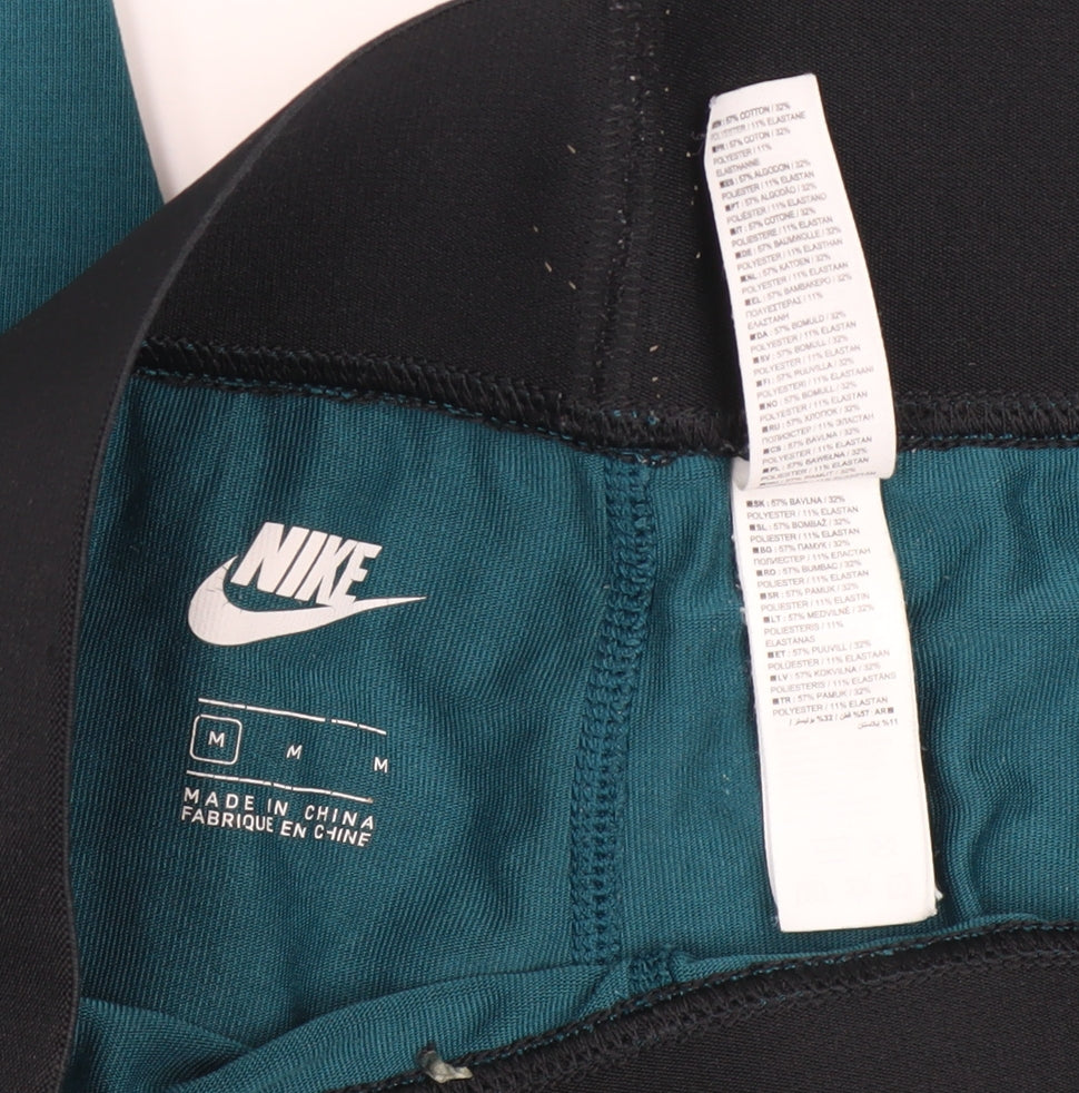 Nike Womens Blue Slim Fit Activewear Leggings Size M