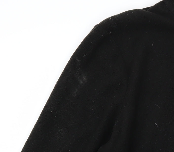 Regatta Women’s Black Fleece Pullover Sweatshirt UK 12 1/4 Zip Warm Outdoor Top