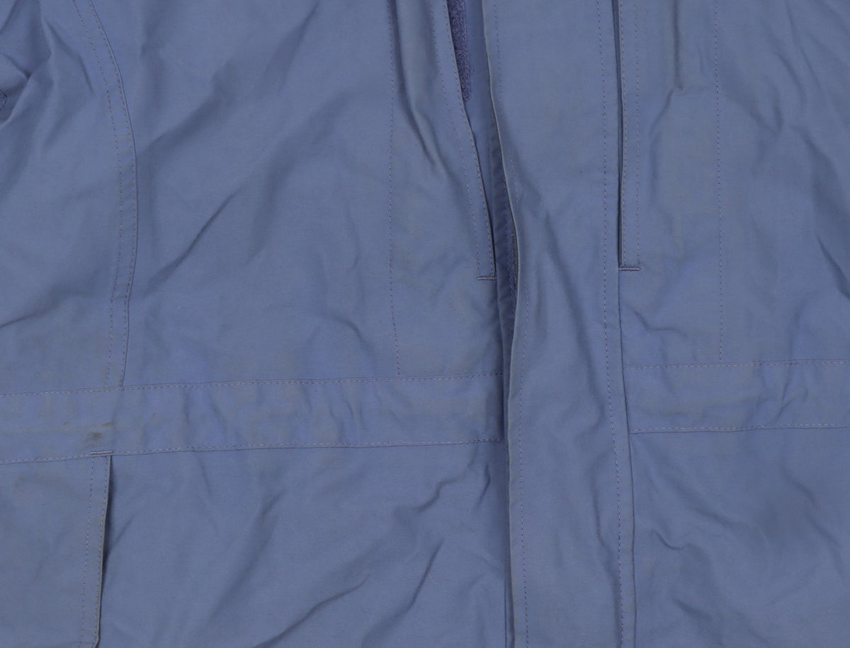 Berghaus Women Blue Waterproof Hooded Parka Jacket Size 12