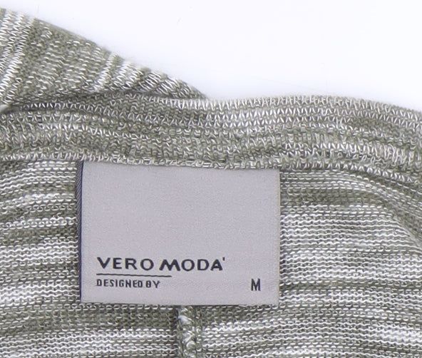 Vero Moda Women's Green 3/4 Sleeve Jersey T-Shirt Size M