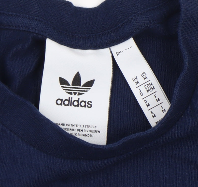 adidas Men's Multicoloured M Colourblock Crew Neck T-Shirt