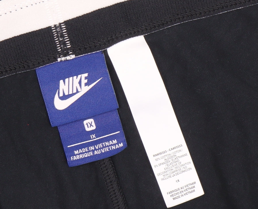 Nike Women's Black 1X Leggings Plus Size Stretch Cotton Activewear