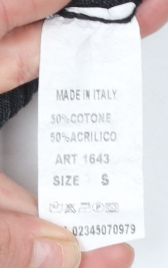 Repubblica Women's Black Lightweight Knit Cardigan Size S