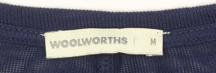 Woolworths Women’s Blue Medium Tunic Jumper Long Sleeve Relaxed Fit