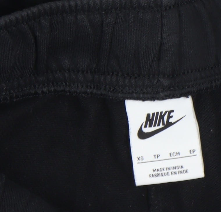 Nike Women’s Black XS Jogger Sweatpants Fleece Tapered Fit