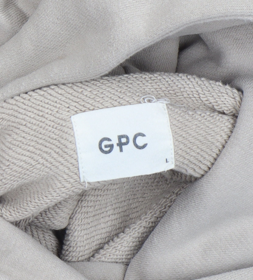 Gym+Coffee Men's Beige Pullover Hoodie Size L