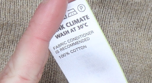 Marks & Spencer Men's Beige Cotton V-Neck Jumper XL Regular Fit