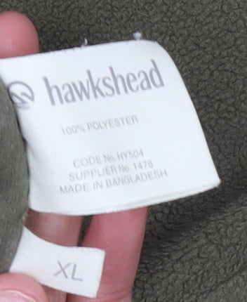 Hawkshead Men’s Green Fleece Pullover Sweatshirt XL