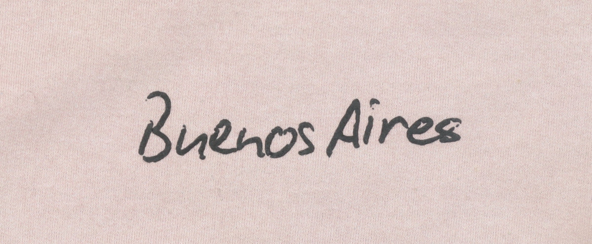 Topman Men's Pink 'Buenos Aires' Graphic Pullover Sweatshirt Size S
