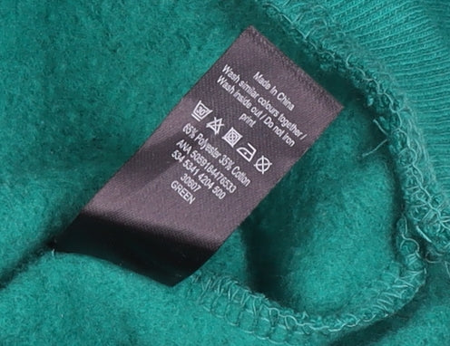 George Men's Green XL Christmas Elf Hooded T-Shirt