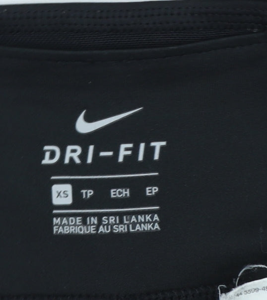Nike Women's Black Dri-Fit XS Leggings for Running & Yoga
