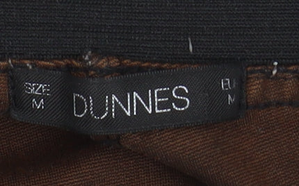 Dunnes Women Brown Animal Print Slim Leg Stretch Leggings M