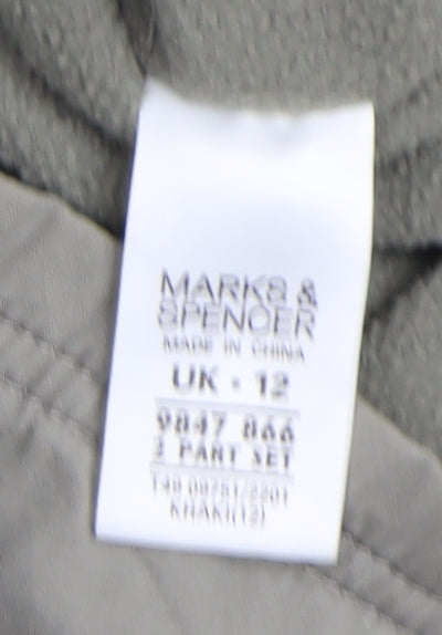 Marks & Spencer Women’s Green Cotton Anorak Jacket UK 12