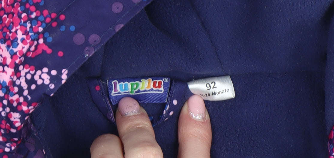 Lupilu Unisex Baby Multicoloured Winter Snowsuit 18-24 Months Hooded Fleece Lined