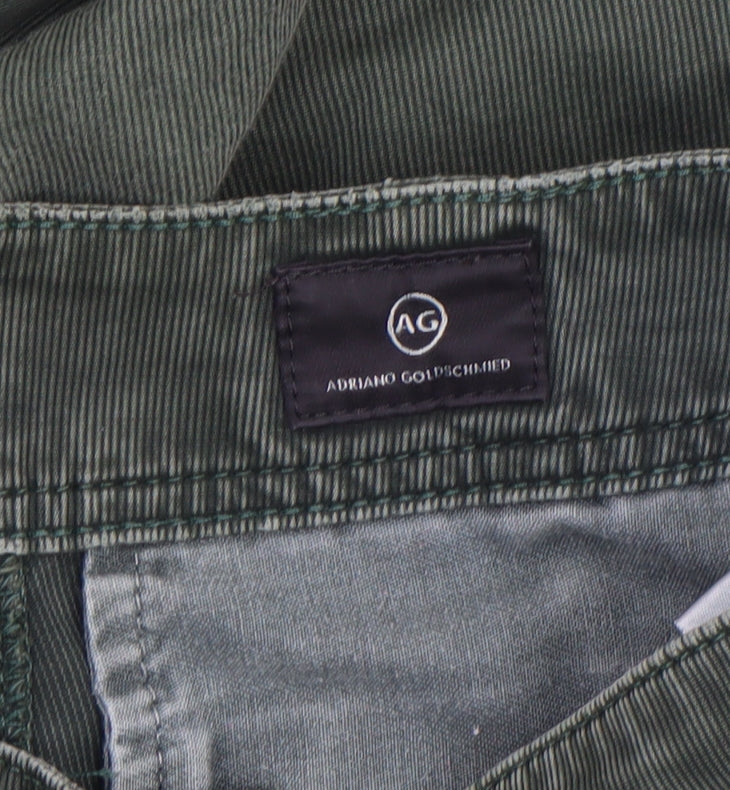 Adriano Goldschmied Women's Green Chino Trousers Size 27R