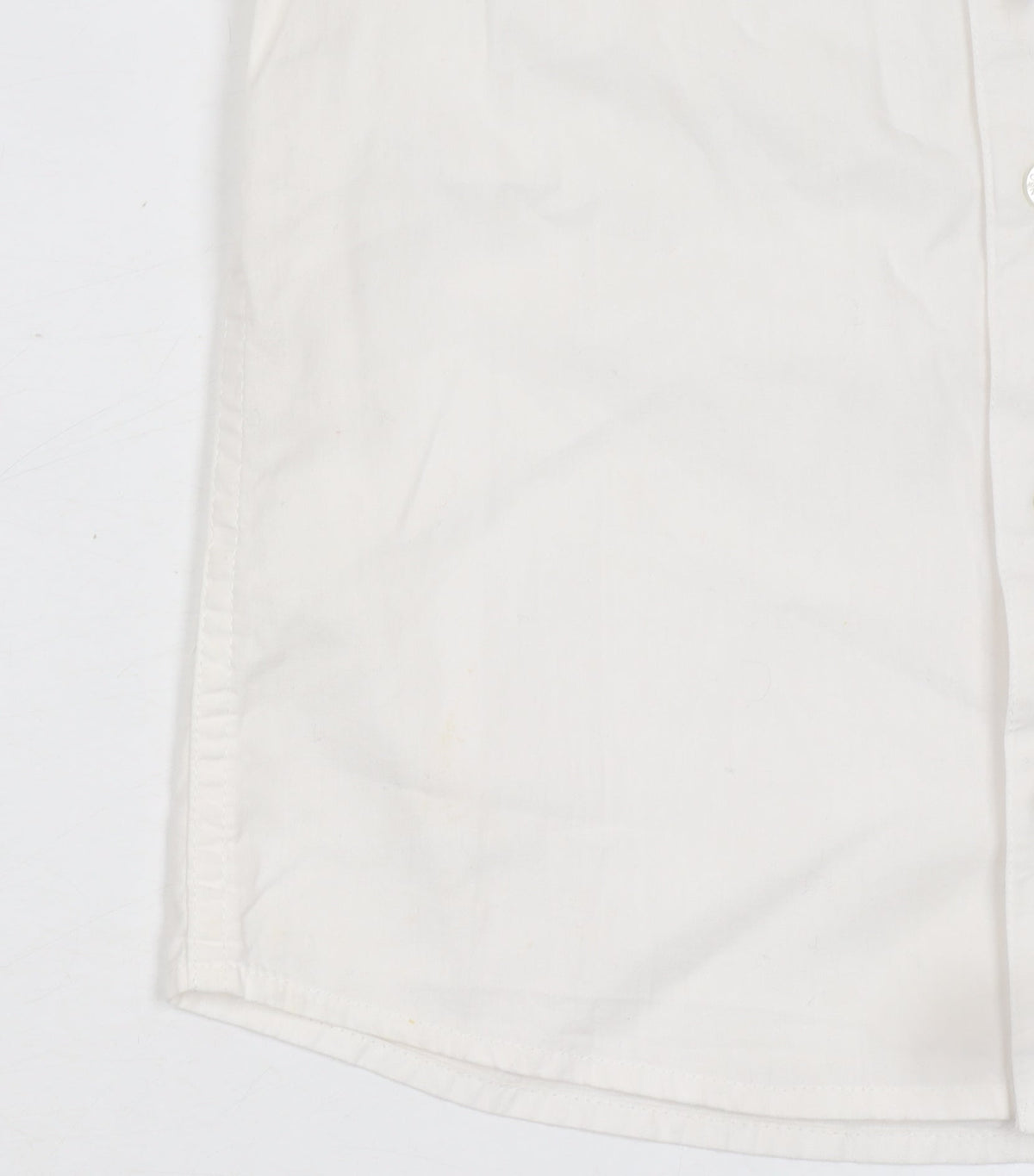 Monsoon Girls Ivory Short Sleeve Button-Up Cotton Shirt 8 Years