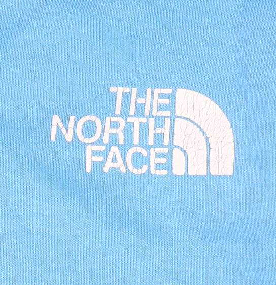 The North Face Boys Blue XL Pullover Hoodie Cotton Blend Graphic Sweatshirt
