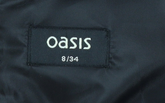 Oasis Women's Black Size 8 Sleeveless Knee-Length Pencil Dress