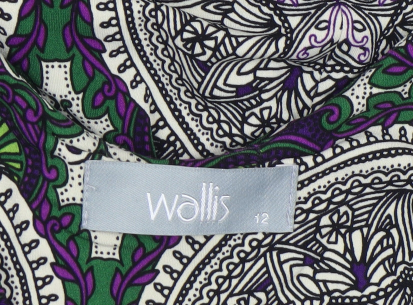 Wallis Women Multicoloured Size 12 Shift Dress Bohemian Style