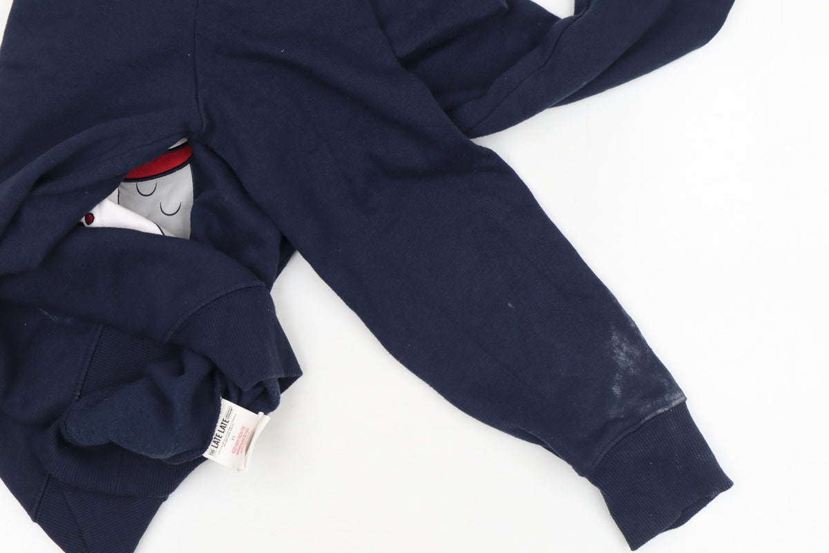 RTE The Late Late Toy Show Navy Owl Sweatshirt XS Unisex Pullover