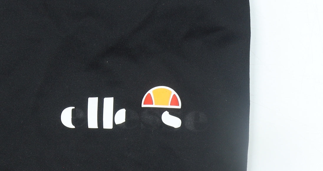 Ellesse Womens Black Leggings Size 12 Slim Fit Activewear Trousers