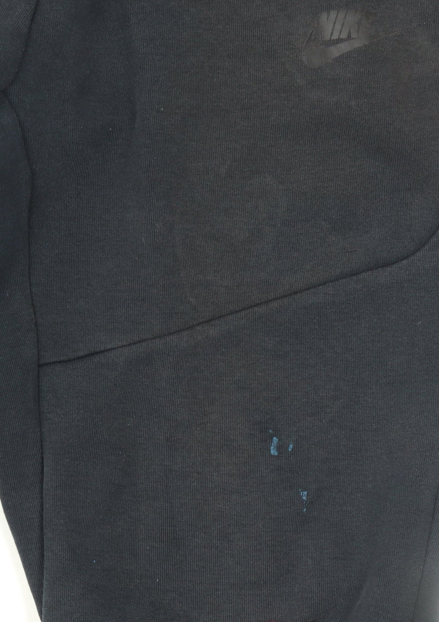 Nike Boys Black Fleece Jogger Trousers L 147-158cm Elastic Waist Pockets