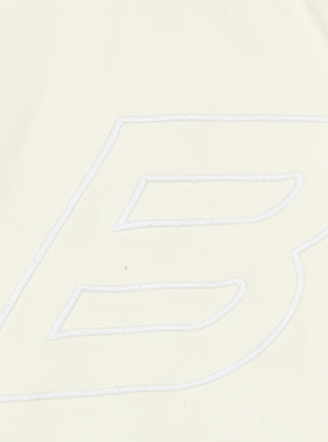 Benjart Men's Beige XS Pullover Hoodie with Embroidered Logo