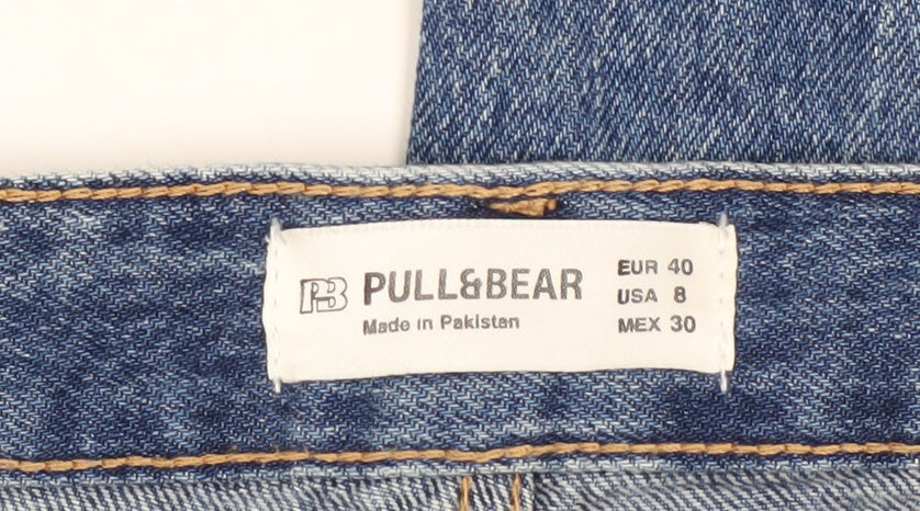 Pull&Bear Men's Blue Straight Denim Jeans 30in Waist Regular Fit