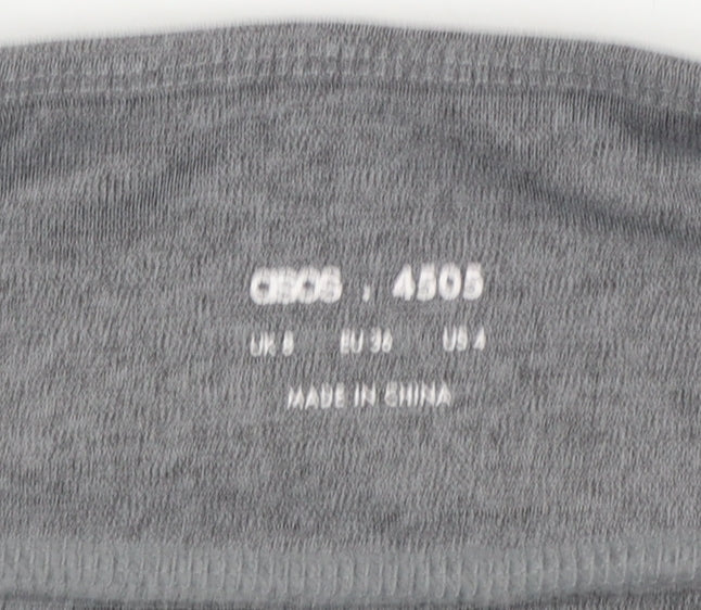 ASOS 4505 Women Grey Size 8 Slim Fit Leggings for Running & Gym