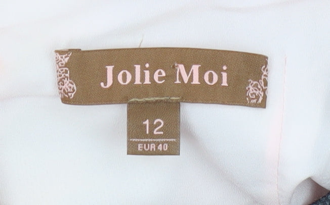 Jolie Moi Women’s Multicoloured Floral Bodycon Dress Size 12