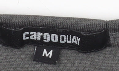 Cargo Quay Men's Grey Fleece Pullover Sweatshirt Size M Regular Fit