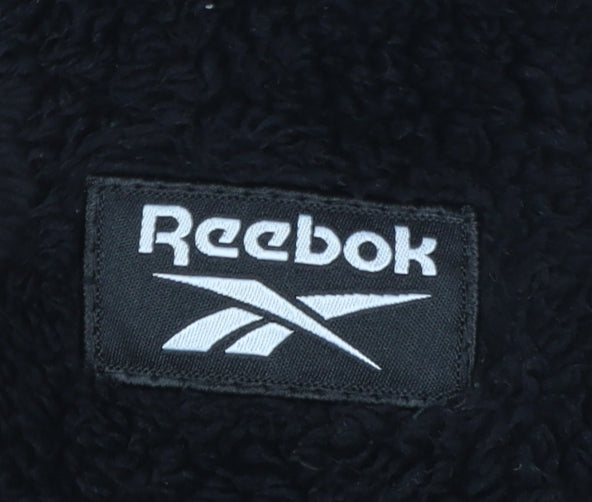 Reebok Girls Black Fleece Full Zip Jacket 5-6 Years