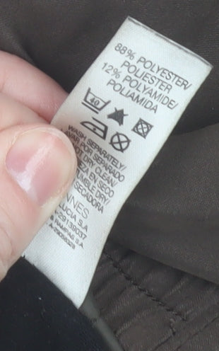 Dunnes Men's Brown XL Bomber Jacket Polyester Blend Casual Outerwear