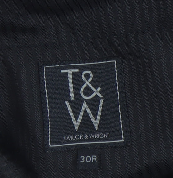 Taylor & Wright Men's Blue 30R Dress Pants Regular Fit Formal Trousers