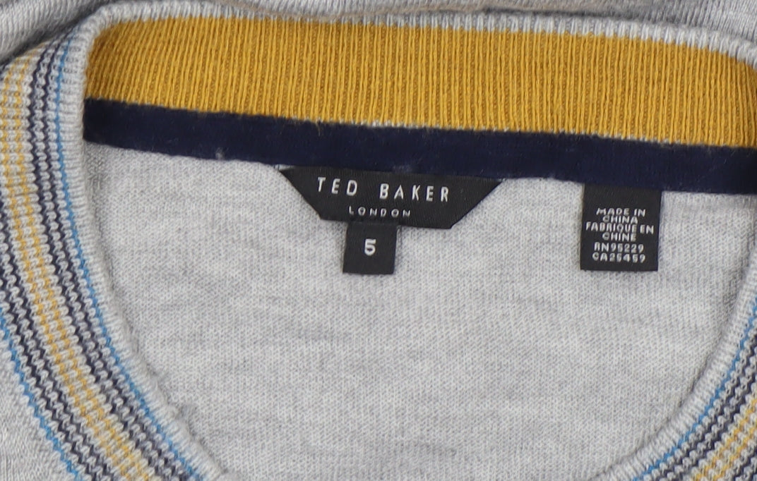 Ted Baker Men's Grey XL Crew Neck Pullover Jumper