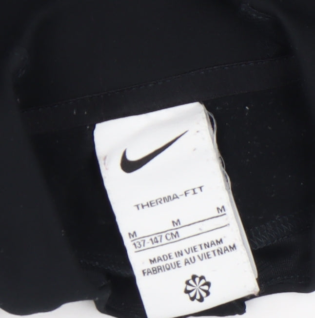 Nike Boys Black Therma-Fit 1/4 Zip Pullover Sweatshirt M