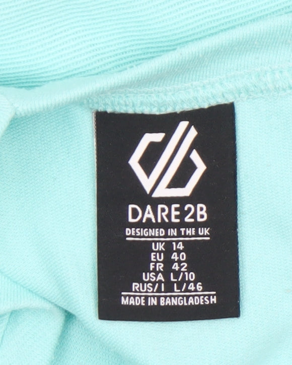 Dare 2b Women's Blue Pullover Sweatshirt Size 14 Cotton Blend