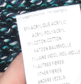 Damart Women's Blue Knit Pullover Jumper Size S 10/12