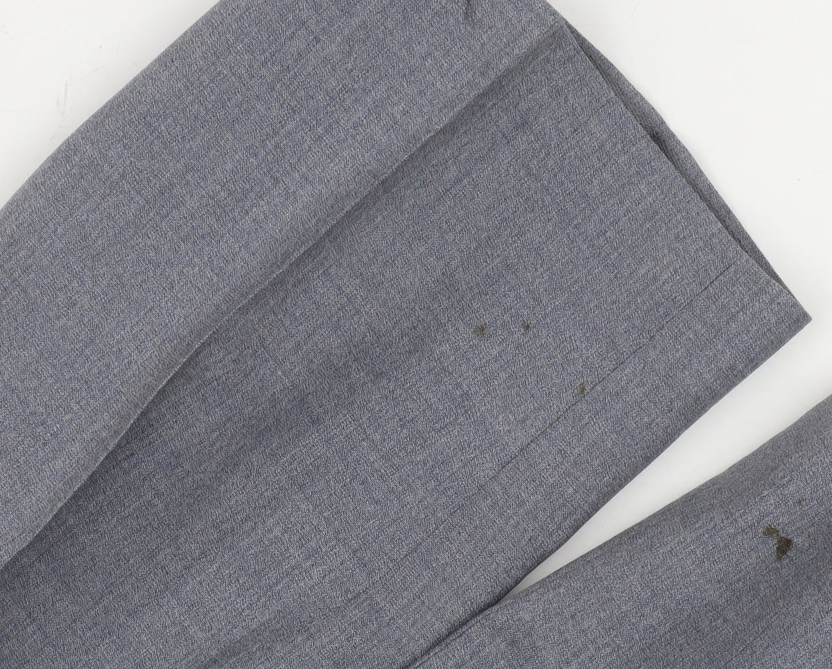 Remus Uomo Men's Grey Wool Blend Dress Pants 36R Formal Trousers