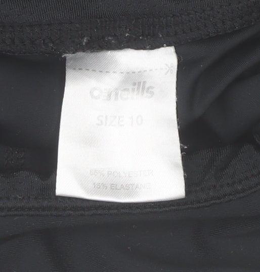 O’Neills Womens Black Size 10 Running Leggings Quick Dry Activewear