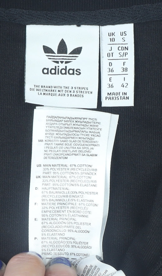 Adidas Men's Black 1/2 Zip Sweatshirt Small Regular Fit Sportswear