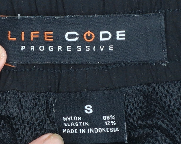 Life Code Progressive Women's Black Cargo Nylon Jogger Trousers Size S