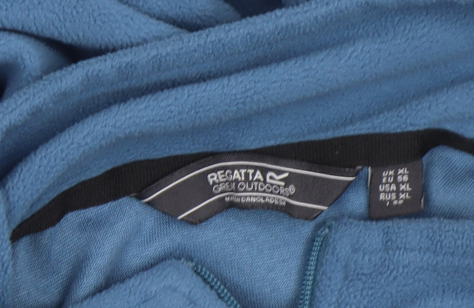 Regatta Great Outdoors Men's Blue Fleece 1/4 Zip Pullover XL