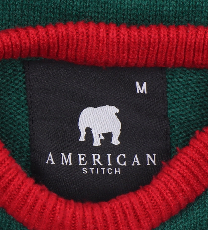 American Stitch Men's Multicoloured M Christmas Pullover Jumper