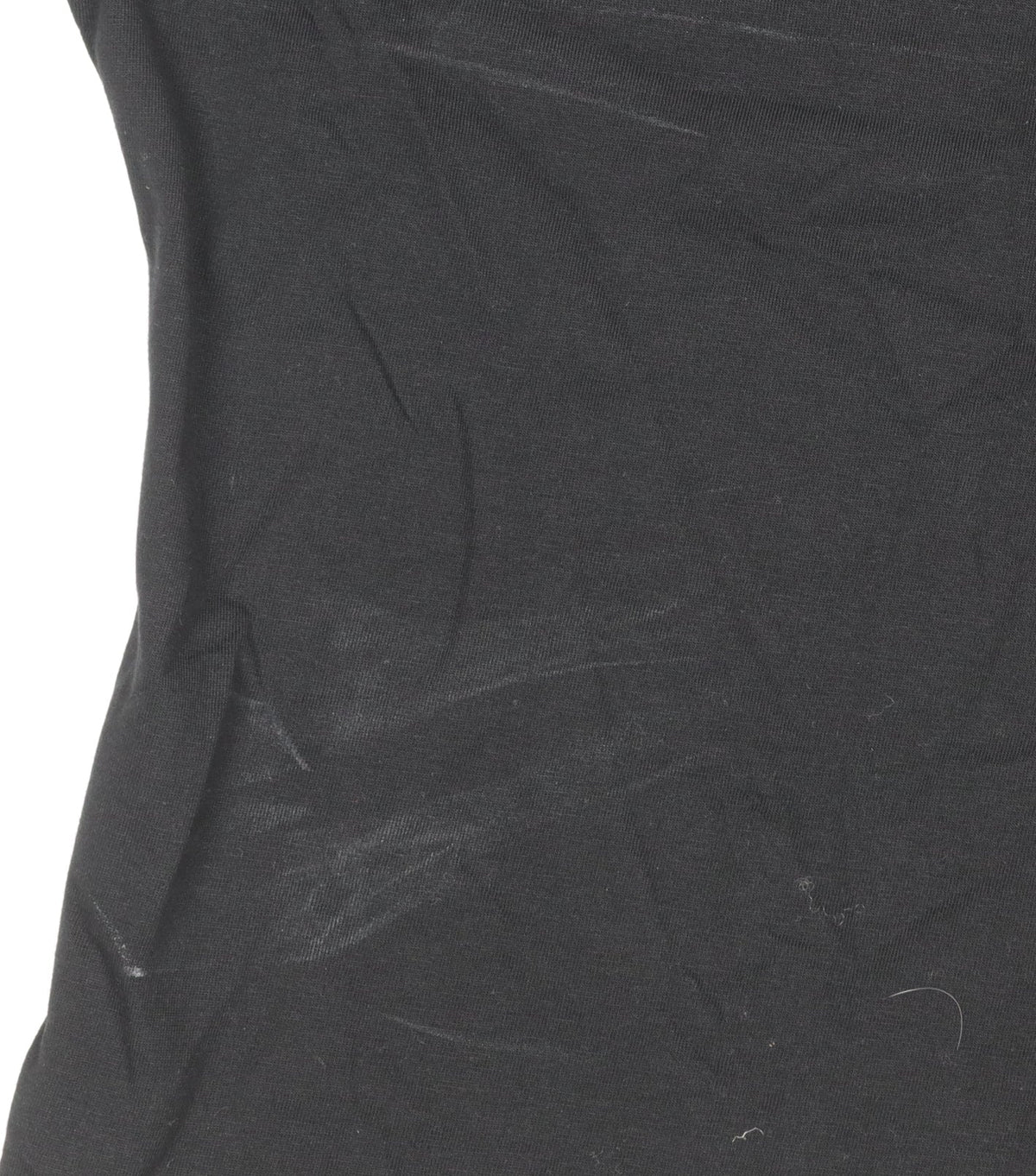 Dunnes Women's Black Puff Sleeve Cotton T-Shirt Size S